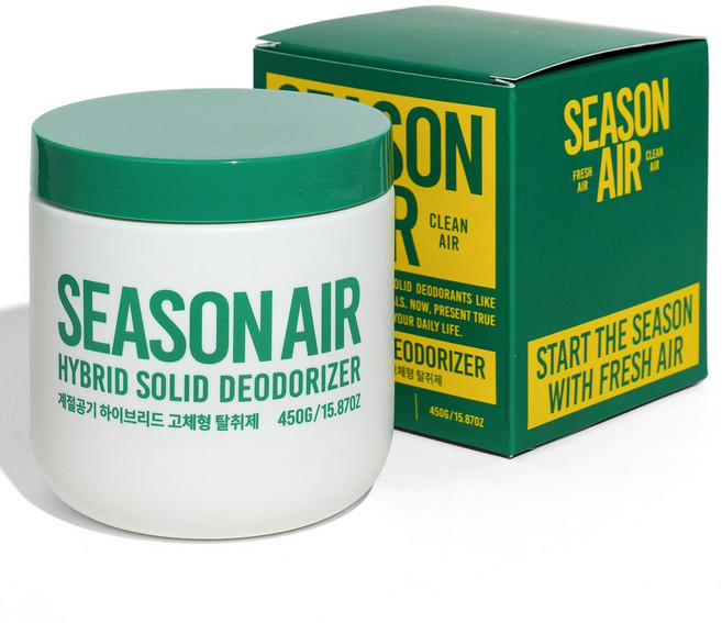 계절공기 하이브리드 고체 탈취제, 1개, 450g