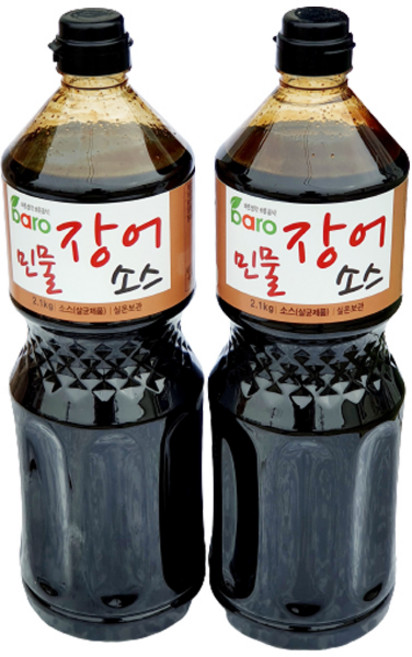 새마원 민물장어소스 2.1kg 장어 구이 양념장 소스, 2개