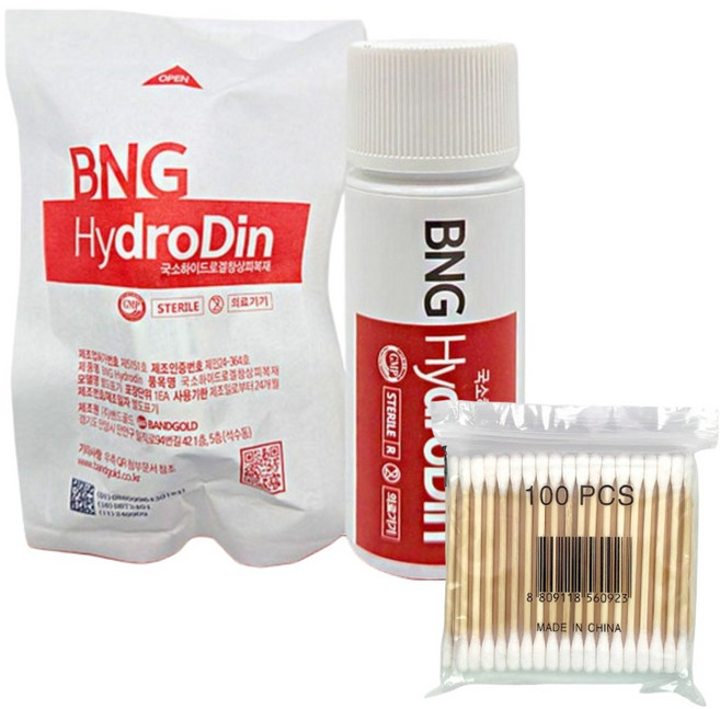 BNG 하이드로딘 포비돈 창상피복재 욕창 하이드로겔 국소 빨간약, 1개, 16ml