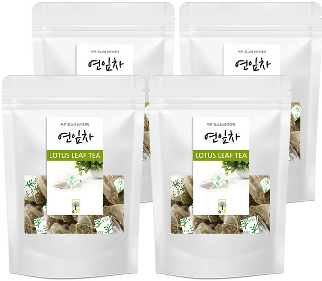 연잎차 50티백 숲으로허브 삼각티백, 1g, 50개입, 4개
