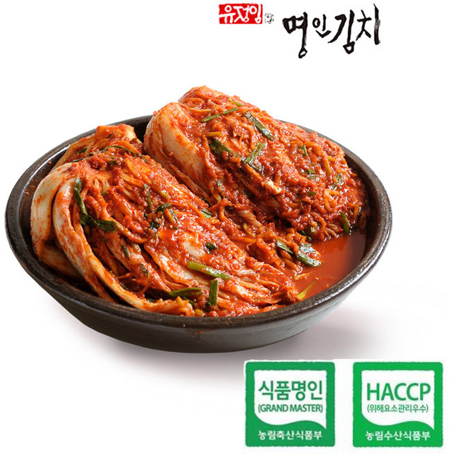 식품명인 유정임 [식품명인 유정임] 배추 포기김치 3kg, 1개