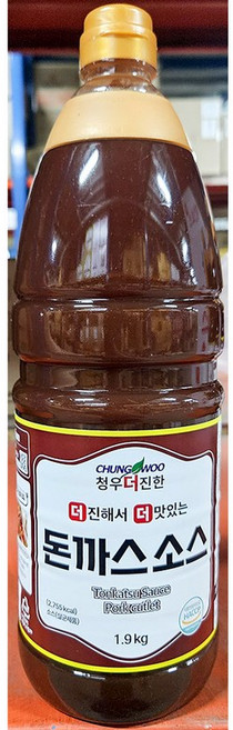 청우 돈까스소스 1.9K 업소용 식자재 소스 돈까스, 1개