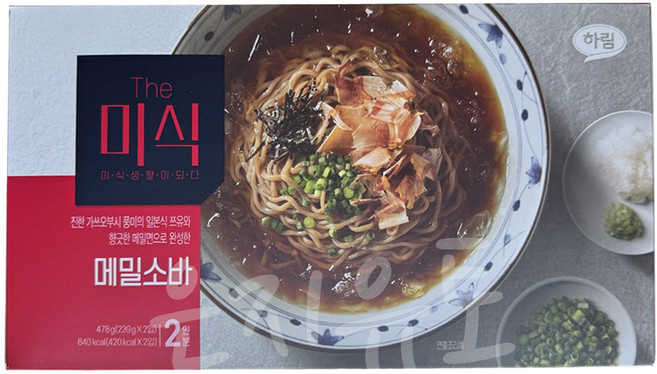 더미식 메밀소바 2인분, 478g, 2개