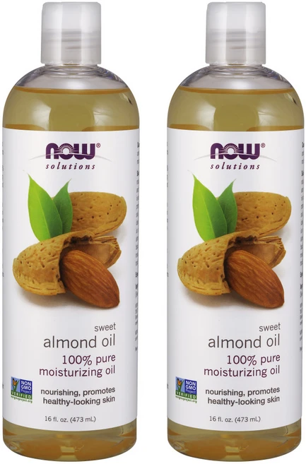 나우푸드 스위트 아몬드 모이스처라이징 오일, 473ml, 2개 - 쿠팡