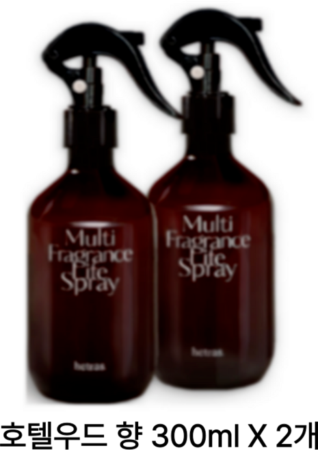 헤트라스 멀티스프레이 300mlx2개입 플라워샵 선물세트 섬유향수 룸스프레이 섬유탈취제 - 1개, No.5호텔우드 300ml+300ml, 300ml
