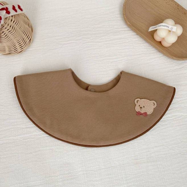 aiwoyoo 嬰兒口水巾, 摩卡, 1個