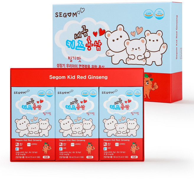 {Segom} 세곰키즈홍삼, 60개, 15ml