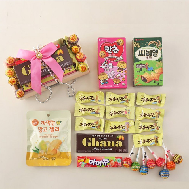 핸드백모양 생리날 간식박스 화이트데이 과자박스, 1개, 500g