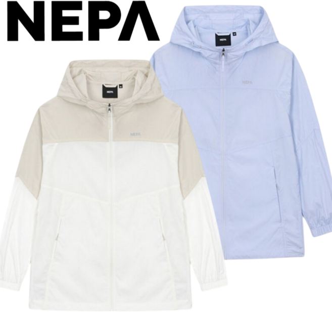 [백화점발송] 네파 여성 바람막이 후드 자켓 초경량 기능성 런닝 등산 캠핑 아웃도어 여행