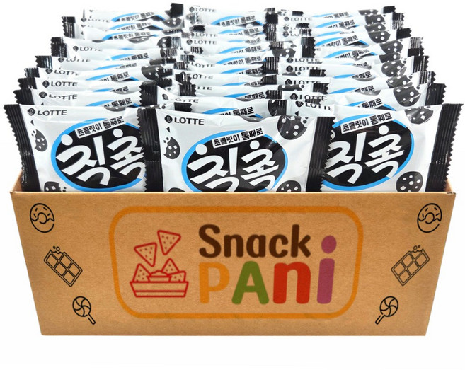 스낵파니 칙촉 초코칩 쿠키 대용량 개별포장 30개입