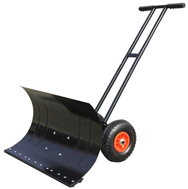 넉가래 눈삽 바퀴 제설장비 눈 치우는 장비 청소 마당, 휴대용 눈삽 - 8개, 1개