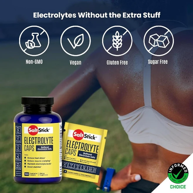 솔트스틱- 비타민D 함유 완충형 전해질 베지 100캡슐, 1개 - 쿠팡