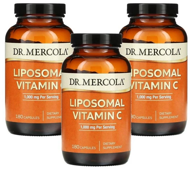 닥터 머콜라 리포조말 비타민C 500mg 캡슐 180정, 3개 - 쿠팡