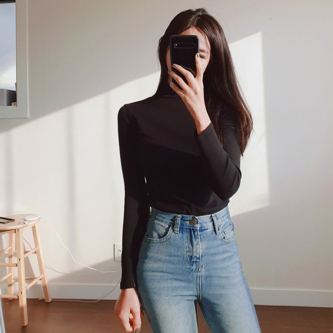 나날샵 반폴라티)폴라티 목티 목폴라 여성티셔츠 여성의류