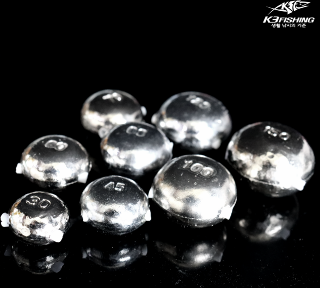 k3f 실속타이라바헤드 유동식 참돔 우럭 광어 전기도금 30g~150g, 1개, 3개입