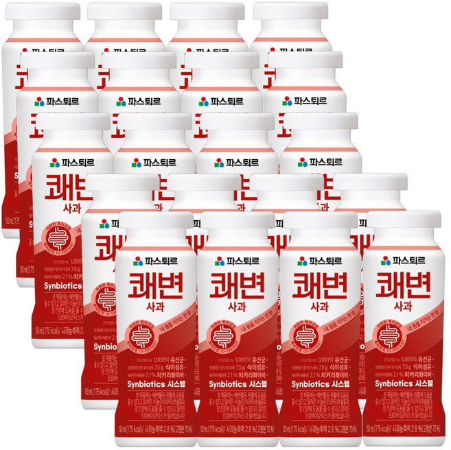 파스퇴르 쾌변 요구르트 사과 150ml(20입), 150ml, 20개