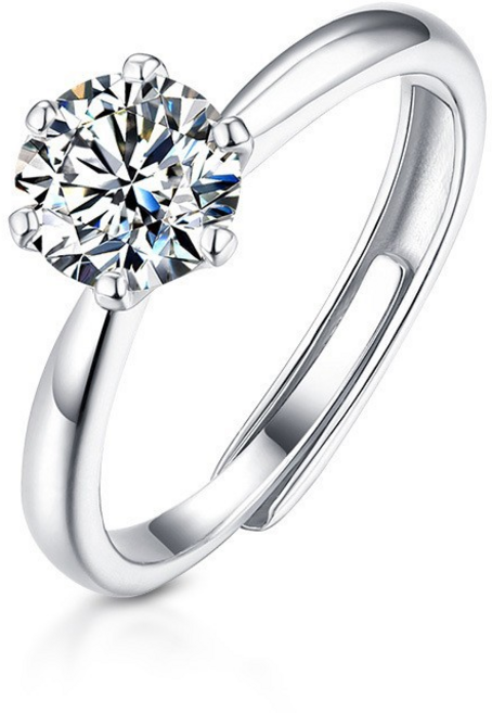 BRM 바로문 1캐럿 다이아 모이사나이트 반지 여자 프로포즈 기념일 선물