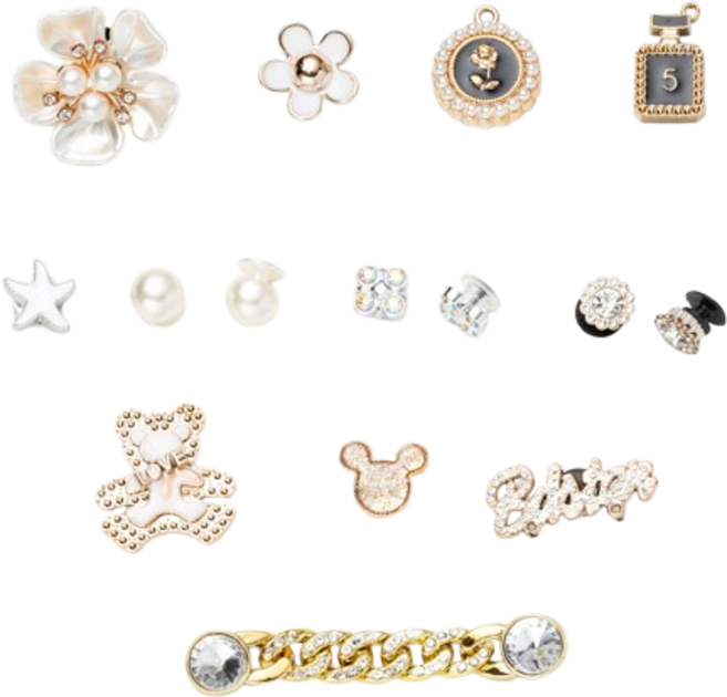 失落土星洞洞鞋配飾可拆卸鞋配件cross拖鞋裝飾鞋釦高級感diy鞋花