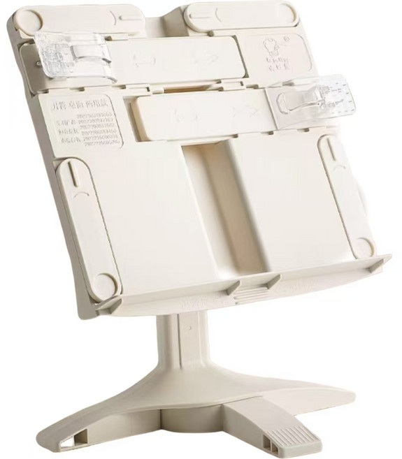 다용도 접이식 독서대 탁상용 다기능 받침대 각도 조걸 책거치데 SYW, 옐로우