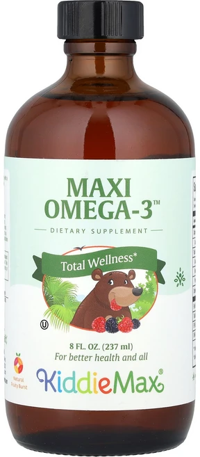 KiddieMax® Maxi Omega-3™ 천연 프루티 버스트 237ml(8fl oz) Health, , KiddieMax® Maxi Omega-3™, 천, 1개, 237ml - 쿠팡