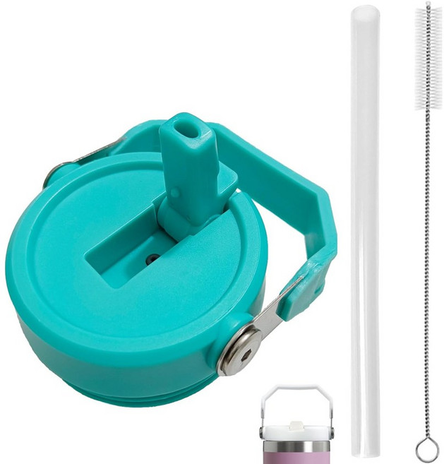 Siemzon 텀블러 밀폐 뚜껑 20온스 30온스휴대용 밀폐 뚜껑, 블루, 1개, 591ml