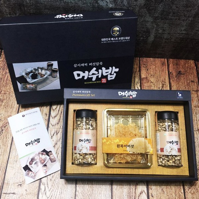 [자연의숨] 머쉬밥 버섯선물세트 건강을 선물하세요 국내산, 1개, 머쉬밥 3호 선물세트