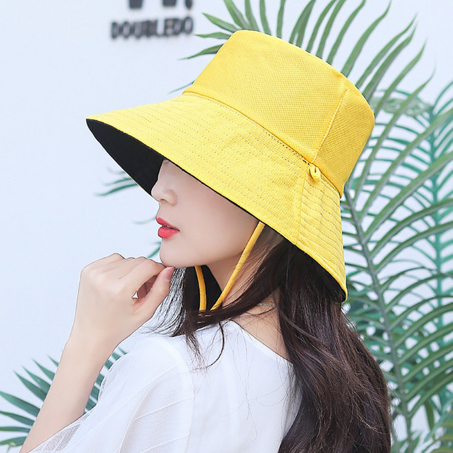 자외선차단 여성 로프 버킷햇 여름 모자