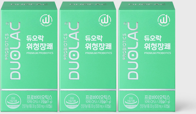 듀오락 위청장쾌 60캡슐 3개, 60정