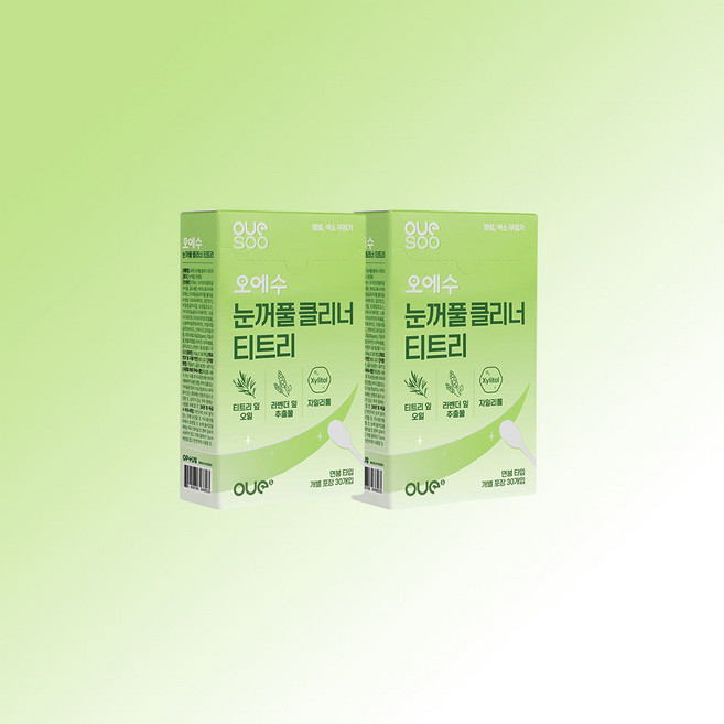 오에수 눈꺼풀 클리너 티트리 30개입