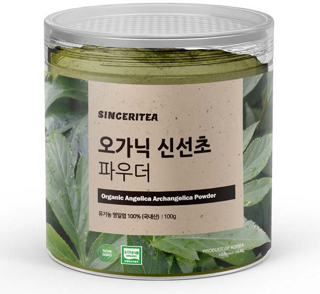신서리티 오가닉 신선초 파우더, 1개, 100g