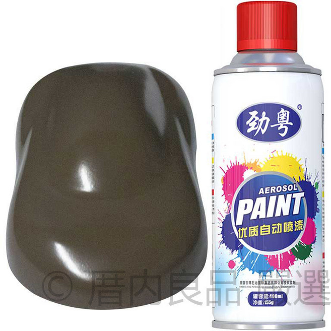 勁粵 萬用自動噴漆, 1個, 勁粵8376淺咖色,噴漆毛重253g(400ml)