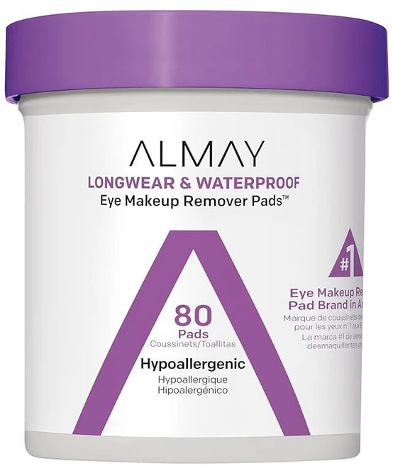 Almay 아이 메이크업 리무버 패드 롱웨어 및 방수 저자극성 무향 안과 테스트 완료 여성용 스타킹 스터퍼 120개 2팩 258409 - 쿠팡