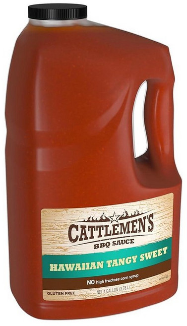 Cattlemen's Hawaiian Tangy Sweet BBQ 소스 3.8L(1갤런) 254706, Cattlemen's Hawaiian Tangy Swe, 1개