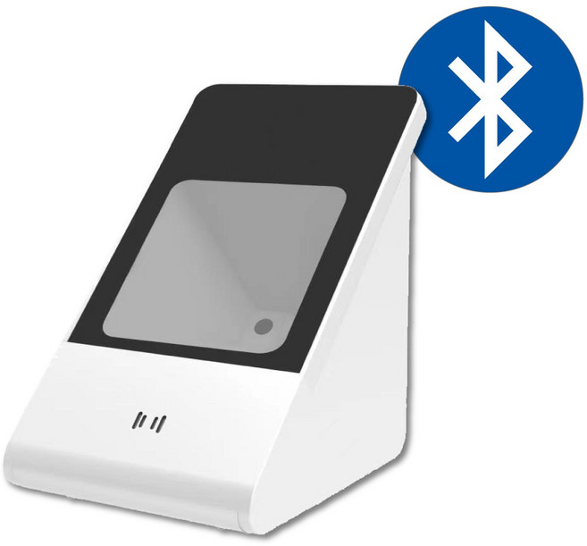 桌上型斜角視窗 雙模無線二維條碼掃描盒子(需插電) 插電很重要, 1個, 藍牙無線款