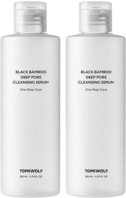 토미울프 모공노폐물 91% 제거 임상 블랙헤드 클렌징 세럼 오일, 2개, 200ml