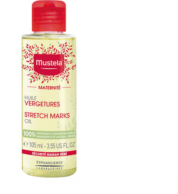 Mustela 慕之恬廊 孕膚油 改善細紋 滋潤肌膚, 1個, 105ml