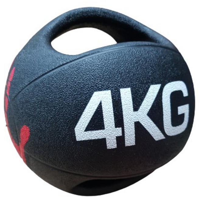 雙把手藥球 重力球 重量訓練球 舉重球 負重球 3kg 4kg 5kg 6kg 8kg 10kg, 1個