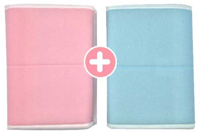 1+1 산모복대 임산부복대 9인치 핑크+블루, 1개