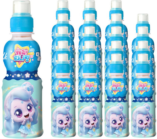 웅진 캐치 티니핑 밀크맛 200ml, 20개