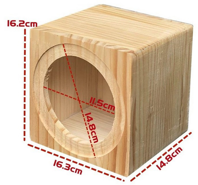 8인치 나무 스피커 실목상자 패시브 앰프 자작 학교, 단일 스피커, 없음, 그물이 달린 5인치 단단한 나무 상자