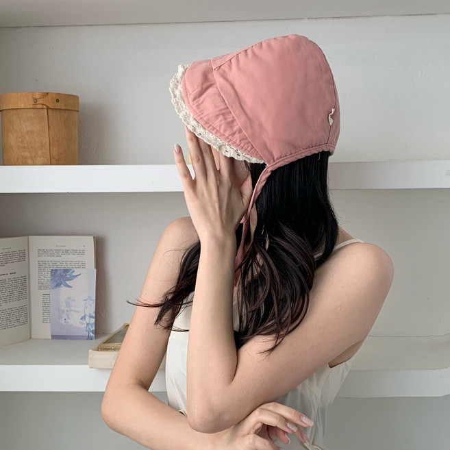 여성 레이스 보넷햇 감성 꾸안꾸 여름모자 데일리 빈티지 햇 나들이모자 셀카용 코디 아이템 뷰캉스 바캉스룩 라이트 썸머햇 끈모자 자외선차단 얼굴소멸 모자 린넨룩 감성소품 피크닉 추천