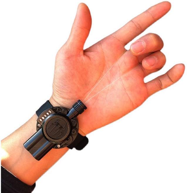 웹슈터 거미줄 발사기 검정색 프레 웹슈터 조준