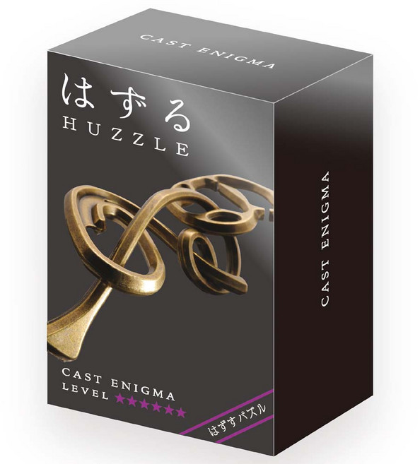 해피퍼즐 하나야마 캐스트퍼즐 에니그마 enigma 정품 어려운 퍼즐 6단계, 골드, 1개