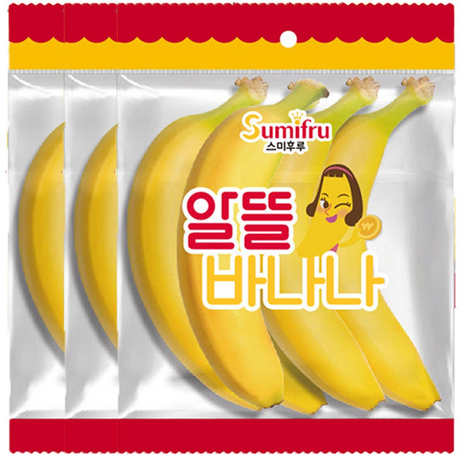 프루미츠 스미후루 알뜰 바나나, 3개, 900g