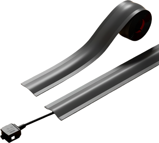 유피해피 전기 선정리 쫄대 전선 몰딩, 1개, 유피 그레이 5.5cm X 3M