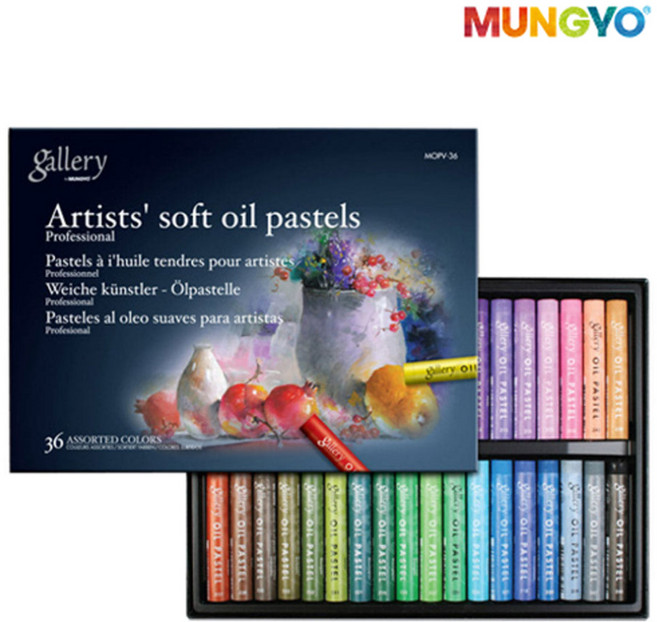 문교 아티스트 소프트 오일 파스텔, 36색, 1개
