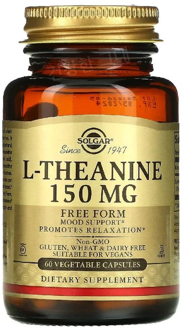 Solgar L-테아닌 프리폼 150 mg 60 베지 캡, 1개, 60정 - 쿠팡