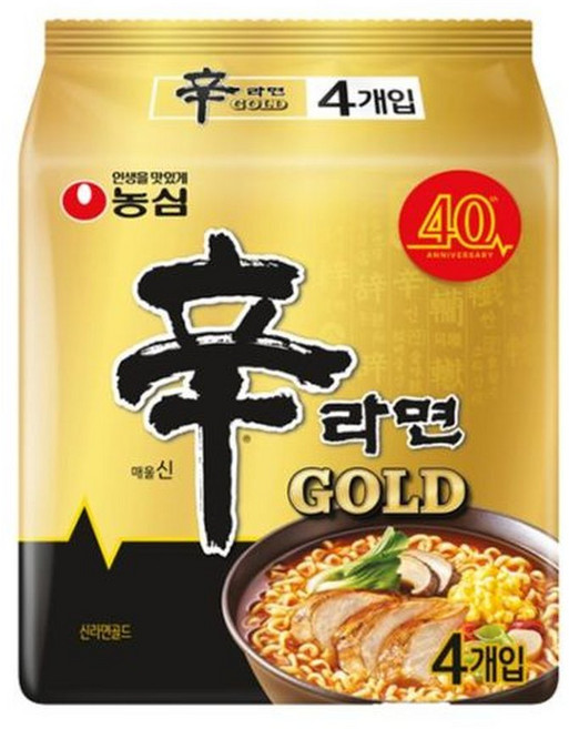 농심 신라면 골드 4입 x 8개/총32입, 32개