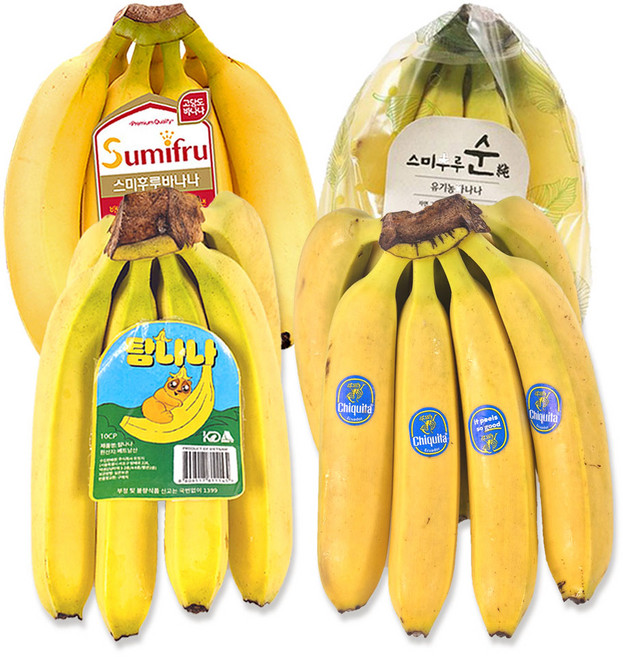 실속형_ 고당도 일반바나나, 4kg (2-4송이), 1개