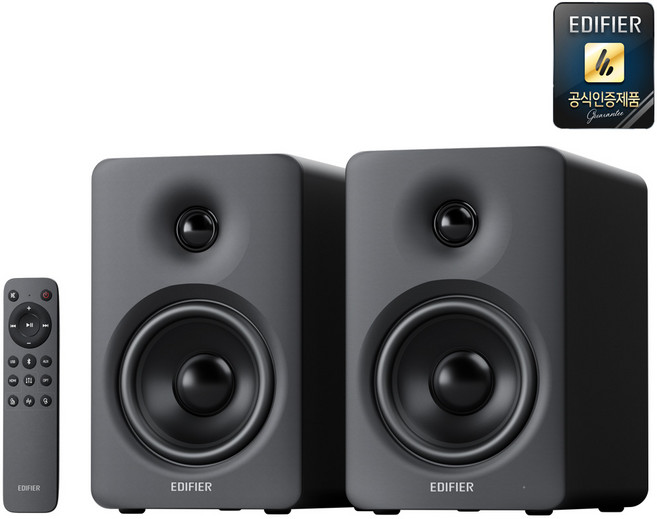 [공식 수입 제품 국내 AS 가능] 에디파이어 블루투스 멀티미디어 스피커, 블랙, R20BT(USB-C 전원)